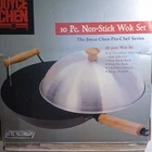 Joyce Chen Pro-chef 14" Non-stick Wok Set W/ Lid, Steam & Deep Fry Racks New. Price: $110.99.