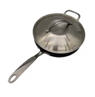Calphalon 5003 Qt Anodized Aluminum Skillet Frying Saute Pan W/ Stainless Lid Used. Price: $37.99.