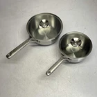 Oxo Stainless Steel Mira Series Sauce Pans W/ Lid 1.7QT & 3.3QT CC005891-001 New. Price: $116.48.
