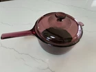 Corning Visions Cranberry 2.5L Saucepan W Original Lid V-2.5C Glass Pot Usa Used. Price: $42.99.
