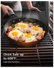 Yonida Steel Pan 12.11" Nonstick Frying Skillet With Lid New. Price: $40.00.