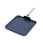 Blue Diamond 11" Nonstick Square Griddle Pan, Toxic New. Price: $52.27.