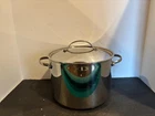Farberware Millennium Stainless Steel 8 Quart Stock Pot With Metal Lid T-0099 Used. Price: $34.99.