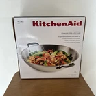 Kitchenaid 5-LAYER Polished Stainless Steel Lined Frying Pan, 15" (30008) New. Price: $123.99.