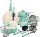 Greenlife Soft Grip 16 Piece Cookware Set, Non-toxic Pfas-free Ceramic Nonstick, New. Price: $110.39.