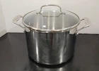 Cuisinart 8QT Stockpot W/lid 766-24G V1755OL 0712 Stainless Steel Used. Price: $49.95.