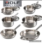 Brand New Wolf Gourmet Pots Pans Sealed. 10 Piece Made In Usa. Price: $1639.57.