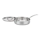Cuisinart Multiclad Pro Triple Ply 5.5 Quart Saute Pan Helper Cover MCP33-30HN New. Price: $154.99.