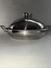 Silga 14 The Original 18/10 Stainless Steel Braiser With Dome Lid Made Italy Used. Price: $74.99.