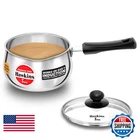 Hawkins Tpan Stainless Steel Tea Glass Lid Induction Sauce Chai New. Price: $53.34.