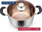 P&p Chef 6 Qt With Lid, Stainless Steel Cooking For Soup, Hea New. Price: $35.18.