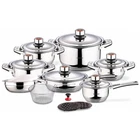 Swiss Inox 18 Pcs Cookware Set. Fry Pots, Pans, Saucepan, Casserole New. Price: $163.93.