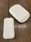 Vtg Tupperware Ultra 21 Rectangular Roaster Dish Pan 1765 & 1768 W/ Lid Ovenware Used. Price: $24.99.
