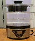 Vonshef Electric Steamer 8.5 Quart 3 Tier 800W Very Good Condition Used. Price: $29.99.