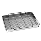 Baker's Secret Bakers Non-toxic Large Roasting Pan 18 Rack Roaster 100 New. Price: $74.00.