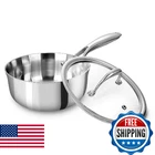 Keawell K3 Premium 1.5-QUART Tri-ply Stainless Steel Saucepan With Lid, Inductio New. Price: $107.46.