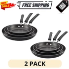 2PACK Farberware 3PC Frying Pan Set Nonstick Skillet 8 9.75 12IN Dishwasher New. Price: $54.93.
