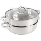 Oster Sangerfield 11 Inch Stainless Steel Everyday Pan With Steamer And Lid New. Price: $69.29.