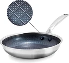 Blue Diamond Hybrid Nonstick Stainless Steel 8 Frying Pan, Pfas-free Ceramic New. Price: $49.09.