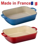 Creuset 7 Qt Enameled Cast Iron Signature Roaster Cherry Red Blueberry New. Price: $279.98.