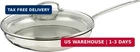 Cuisinart 12 Inch Skillet With Glass Cover, Chef's Classic Collection, 722-30G New. Price: $98.63.