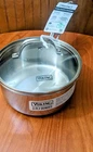 Viking 3-PLY Bonded Stainless Steel Saucepan 2.25 Qt W/ Glass Lid Induction New. Price: $69.99.