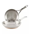 Anolon Nouvelle 3-PLY Copper Core Stainless Steel Frying Pan 8 Skillet Pre Owne Used. Price: $44.99.