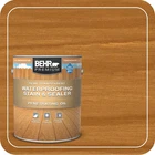 Behr Premium 1-GAL. Cedar Naturaltone Waterproofing Wood Stain Semi-transparent. Price: $58.04.