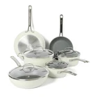 Sur La Table Kitchen Essentials 10-PIECE Cookware Set, Linen White New. Price: $197.76.