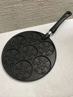 Nordic Ware Fall Snowflakes Nonstick 7C Pancake Cast Aluminum Usa Christmas Used. Price: $32.50.