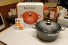 Creuset Signature Round Casserole/oven 5.5 Qt. 10.25 In. Flint Oyster New. Price: $269.95.
