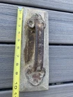 Vintage Very Early Primitive Steel Pull Handle Base 1800 Rad Steampunk Old. Price: $33.00.