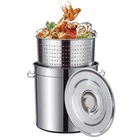 80QT Stainless Steel Seafood Pot With Lid Crab Lobster Shrimp Boiler Sedeke New. Price: $259.99.