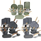17PCS Kitchen Induction Cookware Set Granite Non Stick Saucepans Pots &pans New. Price: $151.99.