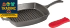 Manufacturing Company Cast Iron 10.5-INCH Square Grill Pan, Black New. Price: $39.99.