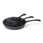 Commercial Chef 3PIECE Cast Iron Skillet Set, Includes 6", 8", And 10" Skille... New. Price: $130.76.