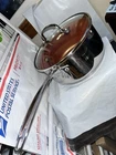 Nuwave Duralon Non-stick Quart Stainless Steel Pot W/lid Induction #32033 Used. Price: $27.99.