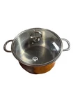 Chantal Stew Pot Saucepan Qt Stainless Double Handle SLSB32-200 W/ Lid Used. Price: $32.61.