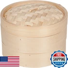 Trademark Innovations Bamboo Steamer 3 Piece 10 Inch Diameter Bamb-ricest New. Price: $46.53.