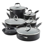 Anolon Advanced Home Hard-anodized Nonstick Cookware Set, 11-PIECE, Onyx New. Price: $269.89.