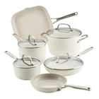 Kitchenaid 10-PIECE Hard-anodized Ceramic Induction Cookware Set New. Price: $254.98.