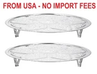 Uxcell 2PCS Stainless Steel Steamer Rack With Stand, 11.8 Inches Pot Steaming Tr New. Price: $25.50.