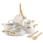12 Piece Cookware Set Nonstick Ceramic Pfas Free Oven Safe 600F Greenpan Swift New. Price: $369.99.