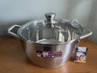 David Burke Regency 8.25 Qt Stock Pot Commercial Grade Stainless Steel Lid 400F New. Price: $64.50.