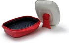 Microwave Pan With Lid For Grilling, Browning, And Crisping Vegetables, Sa New. Price: $68.99.