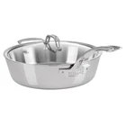 Viking Contemporary 3PLY Deep Frying Pan With Glass Lid, 4.8 Quart Stainless ... New. Price: $204.04.
