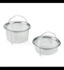 Instant Pot Official Mesh Steamer Baskets Set 2 Small & Large Stainless Steel Used. Price: $18.92.