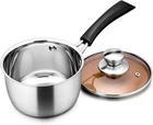 2QT With Lid, Quart Stainless Steel Pan, Small Pot Soup Milk New. Price: $35.18.