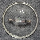 Cuisinart 6" Glass Lid Replacement Saucepan Pot Cover Stainless Rim Cookware New. Price: $10.00.