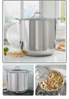Princess House Heritage Stainless Steel Classic 60-QT Stockpot 5842 Tamalera New. Price: $385.00.